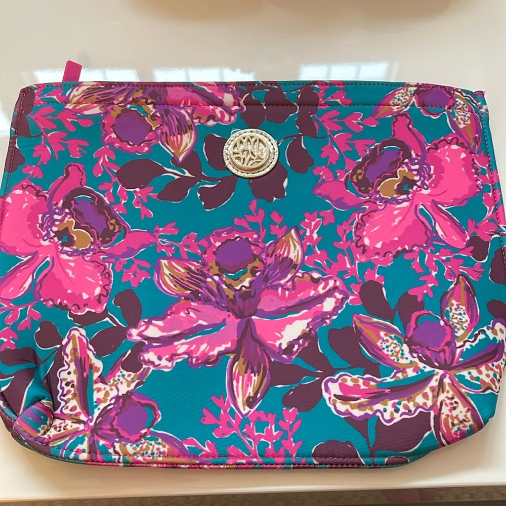 Lilly Pulitzer Neoprene/SCUBA Material GWP Pouch